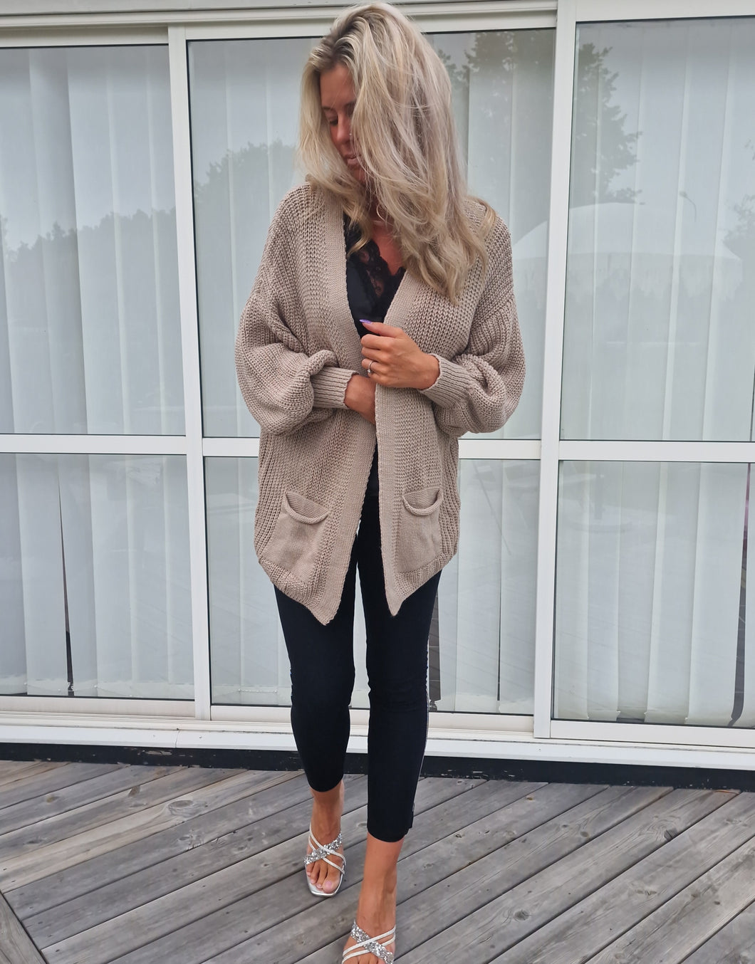 Cardigan Isabella Taupe