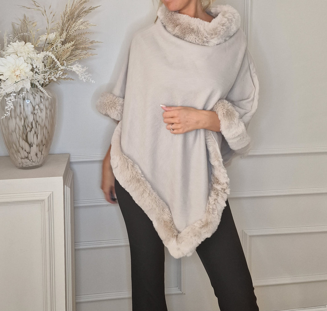 Poncho Sally Beige