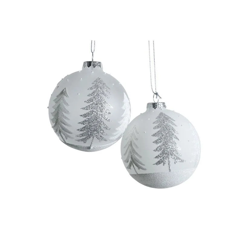 Fir forest Christmas ball 8cm 