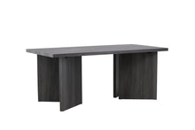 Cargar imagen en el visor de la galería, BASSHOLMEN Mesa de comedor rectangular 90 X 180 negro
