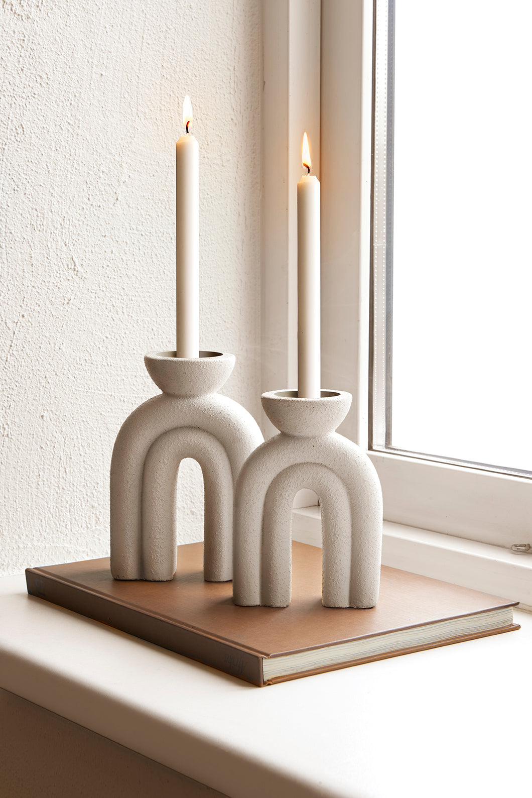 Candleholder Giovanna Cremewhite 15 cm