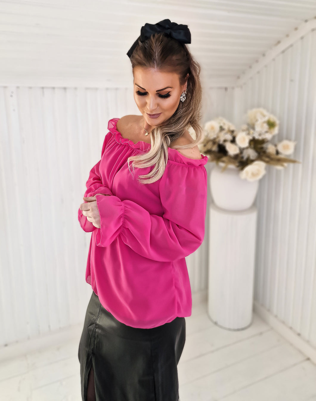 Volang blus Rosa