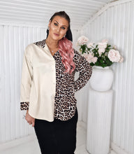 Ladda upp bild till gallerivisning, Skjorta Leopard Beige
