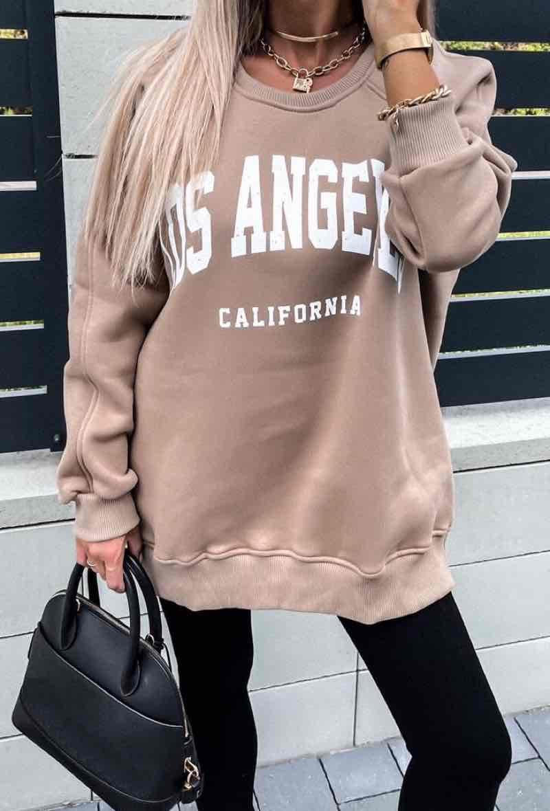 Sudadera Los Ángeles Beige 