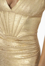 Cargar imagen en el visor de la galería, Vestido BANDAGE Dorado
