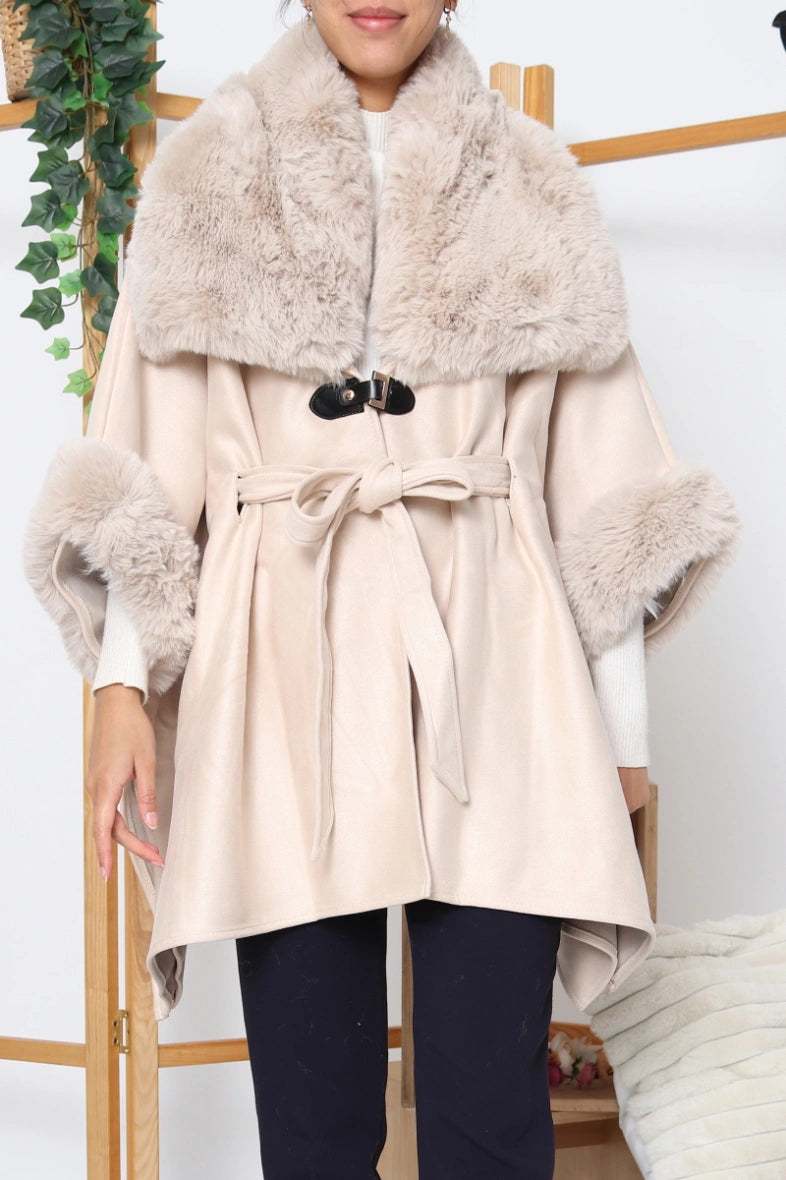 Poncho Kappa Marie Beige