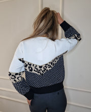 Ladda upp bild till gallerivisning, Pullover Candy white Leopard
