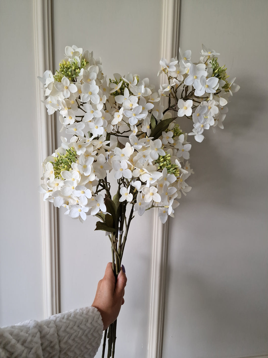 Hortensia Offwhite 70 cm