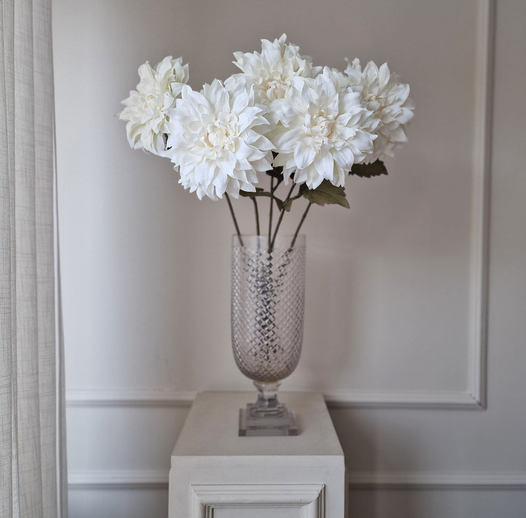 Dahlia Offwhite 70 cm