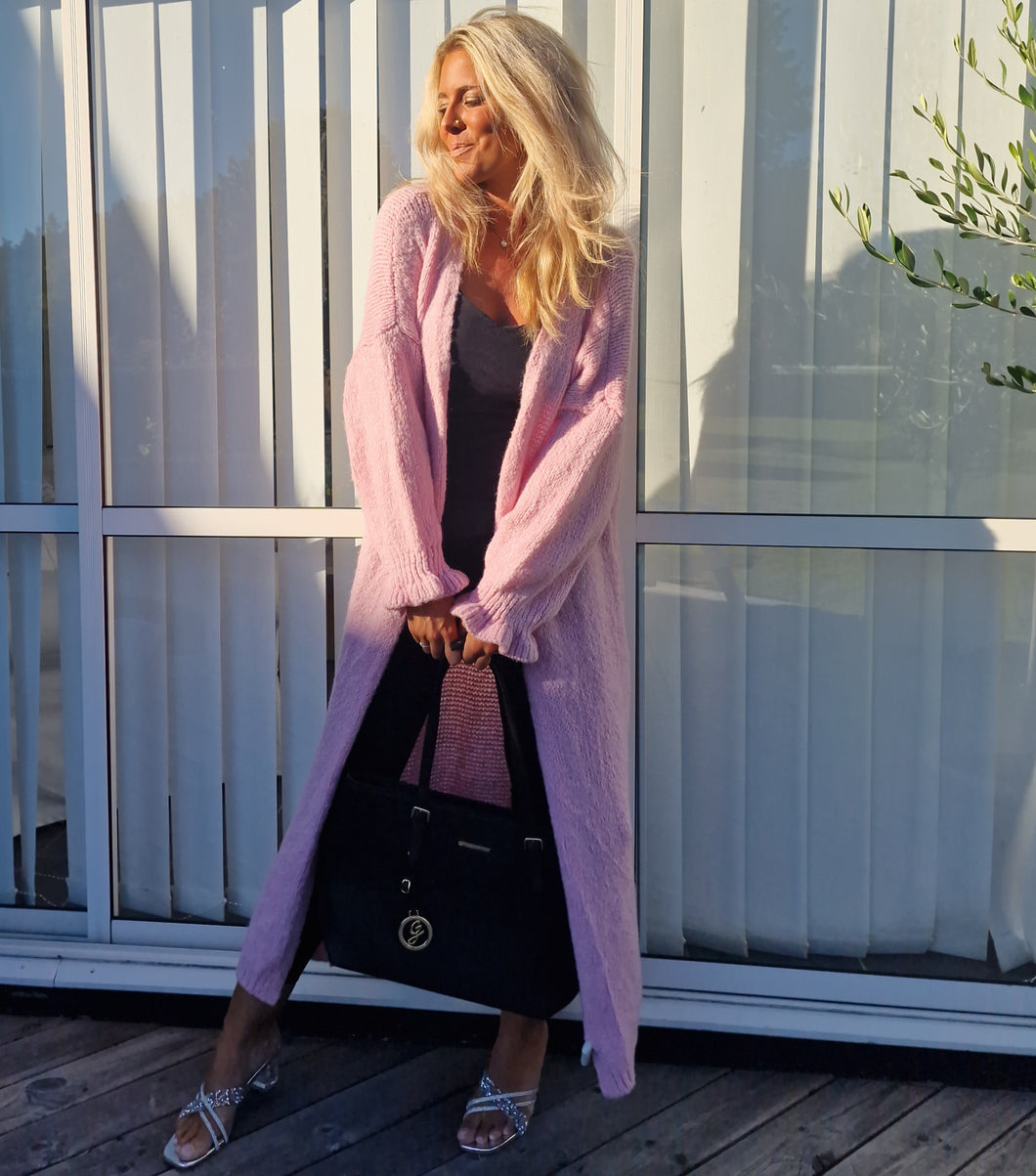 Lång Cardigan Bella Rosa