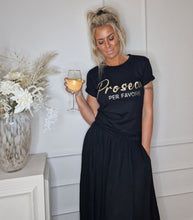 Ladda upp bild till gallerivisning, T-shirt Prosecco Svart
