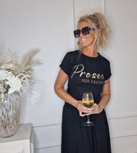 Load image into Gallery viewer, T-shirt Prosecco Svart
