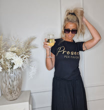 Load image into Gallery viewer, T-shirt Prosecco Svart
