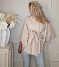 Load image into Gallery viewer, Poncho Kappa Alexandra Beige
