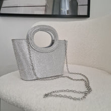 Load image into Gallery viewer, Handväska Livi Silver strass
