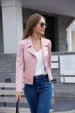 Ladda upp bild till gallerivisning, Perfecto mocka JACKET Gammelrosa
